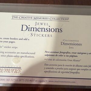 2003 Creative Memories Jewel tones Sticker Strips